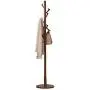 Coat Hangers Coat Stand Clothes Rack High-Grade Wooden Tree Coat Rack Stand, Free Standing Hallway Coat Hanger Hat Stand, for Handbag, Clothes -0223 (Color : Brown) Coat Hangers Coat Stand Clothes Rack High-Grade Wooden Tree Coat Rack Stand, Free Standing Hallway Coat Hanger Hat Stand, for Handbag, Clothes -0223 (Color : Brown)