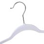 Quality Plastic Non Velvet Non-Flocked Thin Compact Hangers Swivel Hook Gray (50)