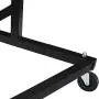 Simple Houseware Commercial Z Base Garment Rack, Black