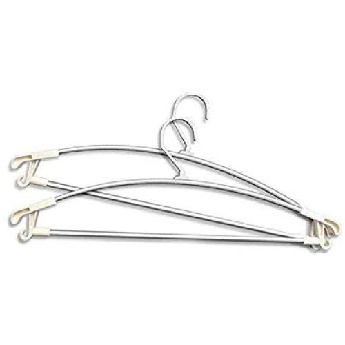 Yevison Multifunction Hanger Windproof Clothes Hanger Metal Anti-Slip Clothes Holder for Home Space Saving 2 Pcs Adorable Quality and Durable