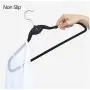 10Pcs Non Slip Velvet Suit Clothes Hangers Wardrobe Home Organizer