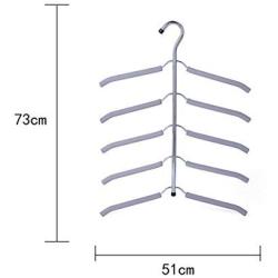 Tornado Clothes Hangers Multi Layer Shirts Rack Non Slip Closet Sponge Anti-Slip Multi-Purpose Hanger Rack Household