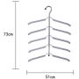 Tornado Clothes Hangers Multi Layer Shirts Rack Non Slip Closet Sponge Anti-Slip Multi-Purpose Hanger Rack Household