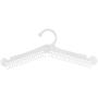 Fdit1 5pcs Multifunctional Hanger Laundry Drying Rack Clothes Hanger for Drying Socks Towels ABS Material(3#)
