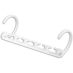 10PC 5 Hole Magic Hanger Space Saving Hanger Plastic Cloth Hanger Hook Organizer Wardrobe Save Practical Hook Closet Decoration