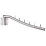 Gugulove Active Clothes Hanger Hook Wall Mount Swing Arm Stainless Steel Coat Clothing Drying Holder Rack 6 - Hanger Rack Coat Stand Hooks Swing Peg Hook Wall Cloth Hook Coat Coat Hammoc