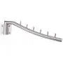 Gugulove Active Clothes Hanger Hook Wall Mount Swing Arm Stainless Steel Coat Clothing Drying Holder Rack 6 - Hanger Rack Coat Stand Hooks Swing Peg Hook Wall Cloth Hook Coat Coat Hammoc