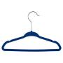 Multi-Color Sling Childrens Flocking Hangers 28CM Velvet Non-Slip Childrens Hangers Seamless Baby Clothes Rack 10pcs Random Color