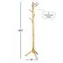 CHENNAO High-Grade Wooden Tree Coat Rack Stand, 6 Hooks - Super Easy Assembly NO Tools Required - 3 Adjustable Sizes Free Standing Coat Rack, Hallway/Entryway Coat Hanger Stand for Clothes, Suits, Acc CHENNAO High-Grade Wooden Tree Coat Rack Stand, 6 Hooks - Super Easy Assembly NO Tools Required - 3 Adjustable Sizes Free Standing Coat Rack, Hallway/Entryway Coat Hanger Stand for Clothes, Suits, Acc