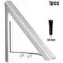 Folding Clothes Hanger Foldable Multifunction Wall Mounted Clothes Rail Drying Rack Random Color