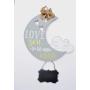 Grey moon hospital door hanger Grey moon hospital door hanger