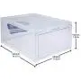 Shoe Sneaker Storage Boxes 2 Pack Clear Stackable Containers Display Drawers Organizer Shoe Sneaker Storage Boxes 2 Pack Clear Stackable Containers Display Drawers Organizer