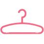 SAASNY Premium Quality Plastic Hangers,Kids Light-Weight Clothes Hangers 8 Plastic Hangers Nursery Hangers with Hooks for Baby,Toddler,Kids,Children (15,Red) for Drying and Storage