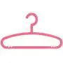 SAASNY Premium Quality Plastic Hangers,Kids Light-Weight Clothes Hangers 8 Plastic Hangers Nursery Hangers with Hooks for Baby,Toddler,Kids,Children (25,Red) for Drying and Storage