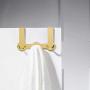 IMEEA Over The Door Hook Hanger with 3 Hooks Organizer Rack for Coat, Bags, Towel