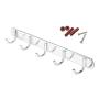 Saim Aluminium Alloy 5 Hanger Towel Hat Coat Clothes Wall Mount Rack Hook Saim Aluminium Alloy 5 Hanger Towel Hat Coat Clothes Wall Mount Rack Hook