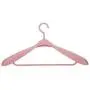 10pcs Random Color Wide Shoulder Marker Hangers Household Non-Slip Clothes Hangers Multi-Purpose Clothes Hangers Plastic Clothes Hangers