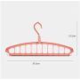 10pcs Random Color Multifunctional Hanger Clothes Rack Hook Household Plastic Non-Slip Magic Hanger Clothes Hanger Storage