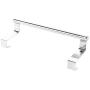 hullonguuo Stainless Steel Kitchen Bath Towel Holder Rack Door Storage Scarf Hanger Clothes Organizer