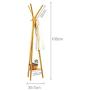 G-Cloth Coat Rack Hangers Living Room Landing Hanger Simple Clothes Hanger Wood Coat Rack free standing or wall mounted
