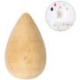 Vosarea Wall Hanging Hooks Wooden Water Drop Shaped Coat Hat Clothes Heavy Duty Hanger Raindrop Hooks