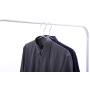 Cocomaya 17 Inch Heavy Duty White Color Metal Clothes Hanger, Coat Hanger, Suit Hanger, Dress Hanger with Big Notches Pack of 10