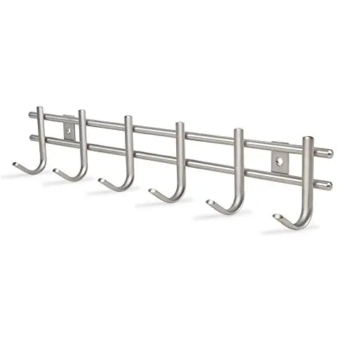 WEBI Coat Rack Wall Mounted,6 J Hooks for Hanging Coats,Coat Hanger Wall Mount Hook Rack for Jacket,Backpack,Hat,Towel,Brushed Nickel WEBI Coat Rack Wall Mounted,6 J Hooks for Hanging Coats,Coat Hanger Wall Mount Hook Rack for Jacket,Backpack,Hat,Towel,Brushed Nickel