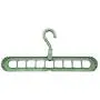 NAYI Clothes Hanger Clothes 9 Hole Towel Hook Closet Organizer Plastic Storage Rack
