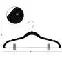 8pcs Velvet Clothes Hangers Premium Non-Slip Clothes Hangers, with Clips for Dress Jackets Coats Clothes Pants