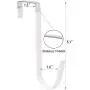 6 Pack Over The Door Hook,Vinyl Coated Metal Door Hook Hangers for Hanging Clothes,Hats,Towels,Coats,Bag 6 Pack Over The Door Hook,Vinyl Coated Metal Door Hook Hangers for Hanging Clothes,Hats,Towels,Coats,Bag