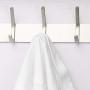 Dseap Over The Door Hook Hanger, Over The Door Towel Rack, for Coat Clothes Hat Towel Bathroom, Brushed Nickel