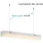 OTTFF 4 Pcs Lighting Light Suspension Cables Kit Hanging Chains, Per Strip Load 6.6 Ib 3 ft for LED Panel Light Aquarium Lights,Attachments Included OTTFF 4 Pcs Lighting Light Suspension Cables Kit Hanging Chains, Per Strip Load 6.6 Ib 3 ft for LED Panel Light Aquarium Lights,Attachments Included