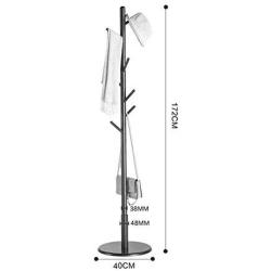 Barture-Coat rack Stand，Floor Standing Floor Hanger ，Clothes Coat Stand Hall Tree Hanger Free Standing 8 Hooks 172cm (H) (Color : #3)