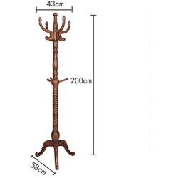 LLDDP Coat Hooks Wall Coat Racks Coat Stand Simple Clothes Rack Wooden Creative Hat Coat Rack Bedroom Floor Hanger Clothes Retro Tree Office Entryway Hall Garment Racks