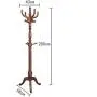 LLDDP Coat Hooks Wall Coat Racks Coat Stand Simple Clothes Rack Wooden Creative Hat Coat Rack Bedroom Floor Hanger Clothes Retro Tree Office Entryway Hall Garment Racks