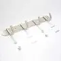 Hook Rail Rack on Wall Mounted - 11 Inch Coat Hooks, Wall Mounted Hangers with 304 Stainless Steel (Brushed Nickel)