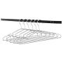 Heavy Duty Wire Hangers, 40 Pack, Commercial Metal Coat Hangers, 16.5 Inch Strong Clothes Hangers