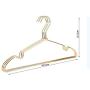 Golden Pink Aluminum Alloy Hanger for Clothes Strong Metal Shirts Dress Sun Top Hanger 20 Pieces/Lot,Blue