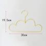 Cabilock 5 Pcs Non Slip Clothes Hangers Metal Hangers for Coat Dress Skirt Cloth Hanger for Children