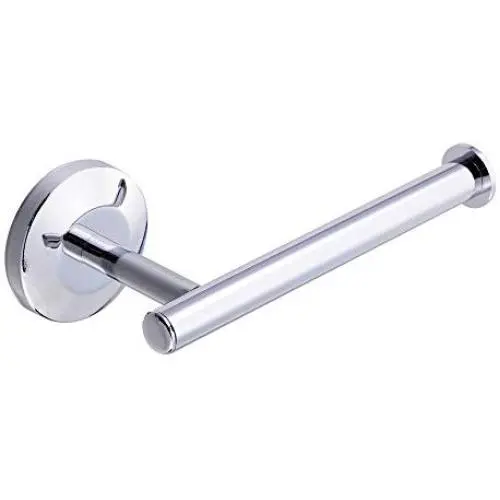 Bathroom Toilet Paper Holder, Tissue Roll Hanger Wall Mount, Toilet Towel Pivoting Rack, Chrome Polished Bathroom Toilet Paper Holder, Tissue Roll Hanger Wall Mount, Toilet Towel Pivoting Rack, Chrome Polished