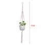 Flosky 3pcs/Set Macrame Plant Hanger Hanging Basket Flowerpot Holder Lifting Rope Home