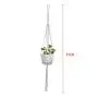 Flosky 3pcs/Set Macrame Plant Hanger Hanging Basket Flowerpot Holder Lifting Rope Home Flosky 3pcs/Set Macrame Plant Hanger Hanging Basket Flowerpot Holder Lifting Rope Home