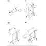 Cypressshop Rolling Commercial Double Rail Clothing Rack Steel Hanging Holder Portable Adjustable Trolley Garment Dryer Clothes Hanger Home Furniture