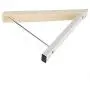 KIPB Folding Stainless Steel Wall Hanger Mount Retractable Indoor Clothes Hanger Waterproof Clothes Towel Rack