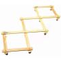 5pcs 10 Head Wooden Expanding Clothes Hanger Expandable Coat Rack Holder Shelf Hat Closet Wall Hook Home Decor