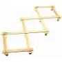 5pcs 10 Head Wooden Expanding Clothes Hanger Expandable Coat Rack Holder Shelf Hat Closet Wall Hook Home Decor