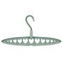 10pcs Random Color Hole Hanger Clothes Hanger Clothes Towel Hook Closet Organizer Plastic Multifunctional Heart Storage Rack Home