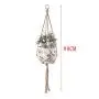 Flosky 4pcs Braided Macrame Plant Hanger Hanging Basket Flowerpot Holder Garden Decor Flosky 4pcs Braided Macrame Plant Hanger Hanging Basket Flowerpot Holder Garden Decor