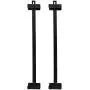 Oriental Furniture Silk Screen Brackets - Black - 36"