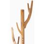 Cxjff Floor Standing Coat Rack 12 Hooks Round Base Easy Install Clothes Hat Hanger Creative, 4 Colors (Color : Natural 2)